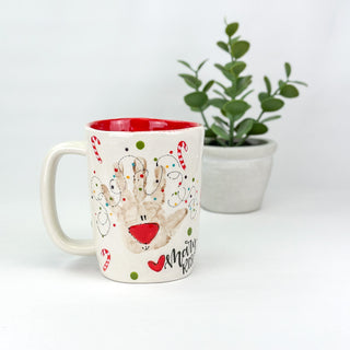 Santa and Reindeer Mug