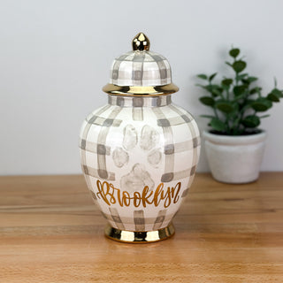 Gingham Tyler Ginger Jar