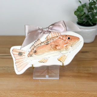 Trout Clay Ornament