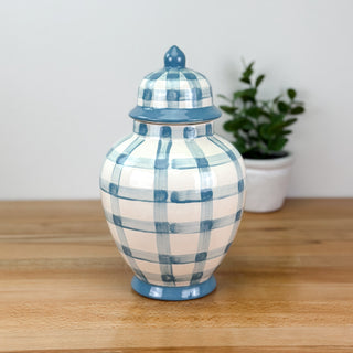 Gingham Tyler Ginger Jar
