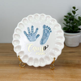 Ruffled Edge Clay Plaque