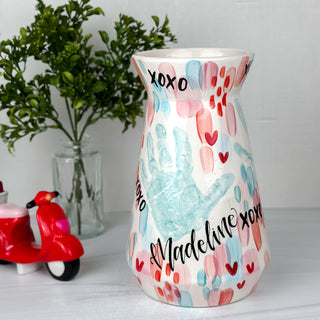 Valentine's Brushstrokes Vase