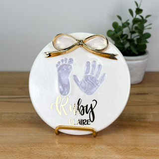 Classic Clay Bow Plaque