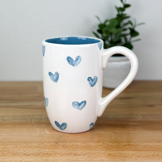 Textured Hearts Mug