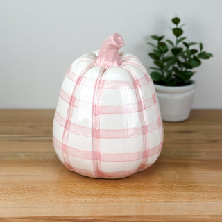 Gingham Tall Pumpkin