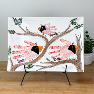 Cardinal Wide Platter