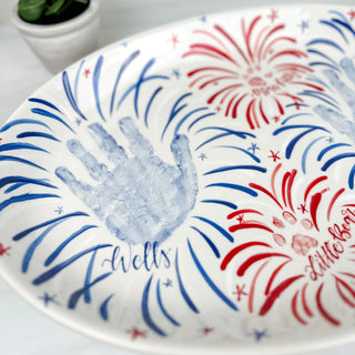 Patriotic Fireworks XL Platter