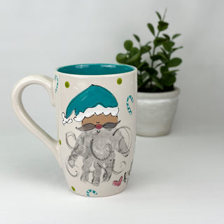 Santa and Reindeer Mug