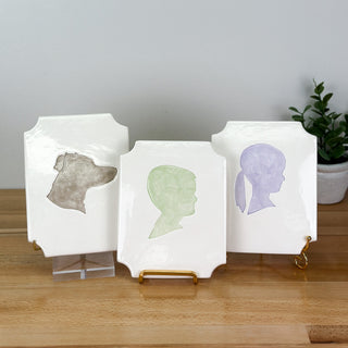 Classic Clay Silhouette Plaque