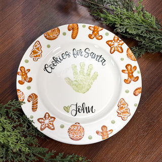 Gingerbread Cookie Plate