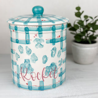 Valentine's Gingham Petite Canister