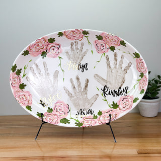 Elegant Flowers XL Platter