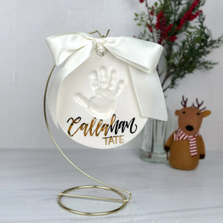 22k Gold 6" Clay Ornament
