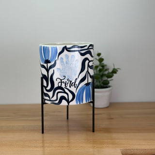 Art Deco Flowers Planter