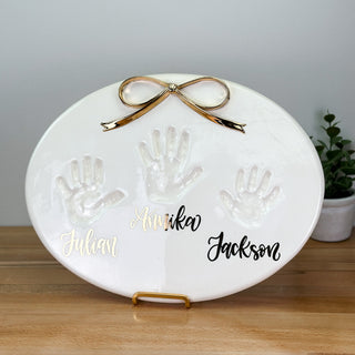 Classic Clay Bow Plaque