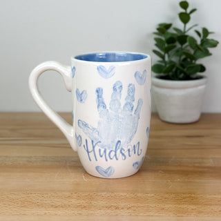 Textured Hearts Mug