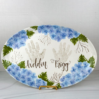 Hydrangea Wide Platter