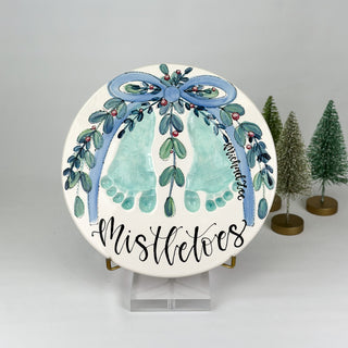 Mistletoes Clay Plaque