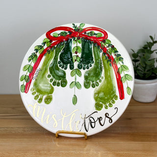 Mistletoes Clay Plaque