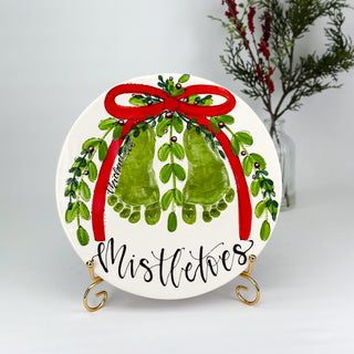 Mistletoes Clay Plaque