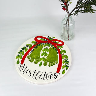 Mistletoes Clay Plaque