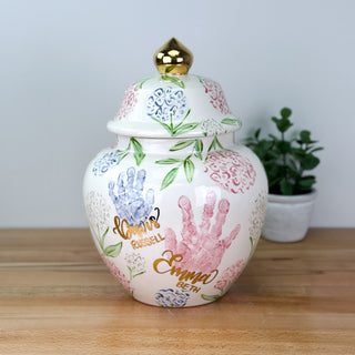 Sadie's Hydrangea Meghan Ginger Jar