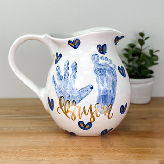 Textured Hearts Pitcher