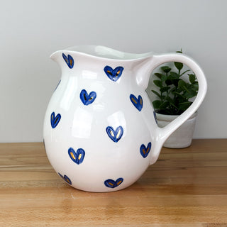 Textured Hearts Pitcher