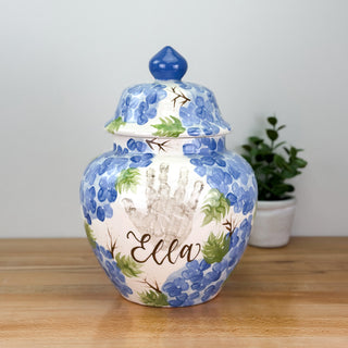 Hydrangea Meghan Ginger Jar