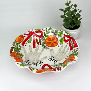 Citrus Garland Serving Bowl