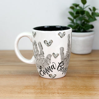 Textured Hearts Mug