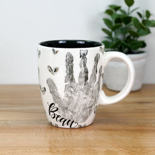 Textured Hearts Mug