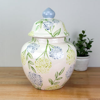 Sadie's Hydrangea Meghan Ginger Jar