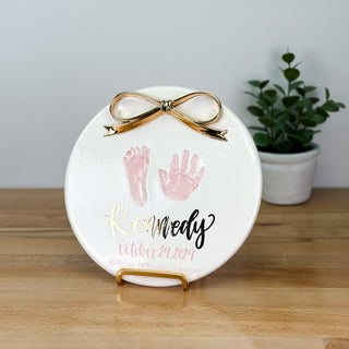 Classic Clay Bow Plaque