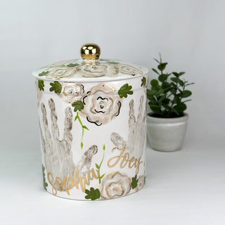 Elegant Flowers Canister