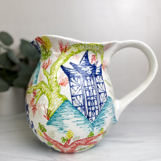 Grand Chinoiserie Pitcher