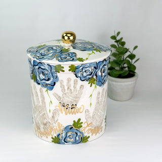 Elegant Flowers Canister