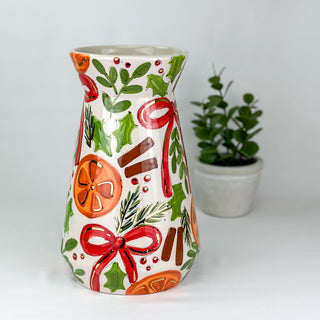 Citrus Garland Vase