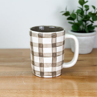 Gingham Mug