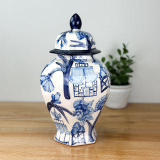 Classic Chinoiserie Keehln Ginger Jar