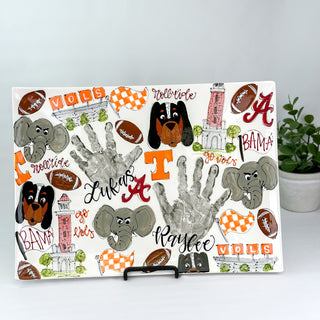 Collegiate Chic Wide Platter