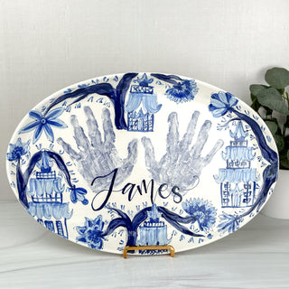 Classic Chinoiserie Wide Platter