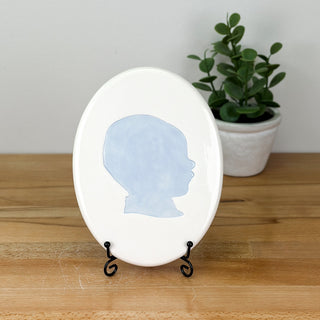 Classic Clay Silhouette Plaque