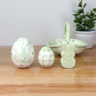 Gingham Easter Egg Set