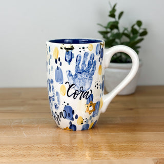 Hanukkah Brushstrokes Mug
