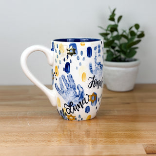 Hanukkah Brushstrokes Mug