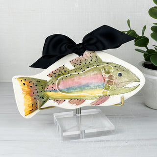 Trout Clay Ornament