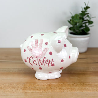 Polka Dot Petite Piggy Bank