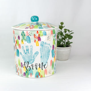 Brushstrokes Canister