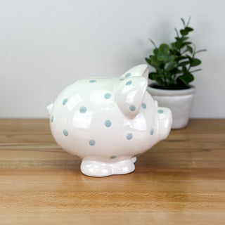 Polka Dot Petite Piggy Bank